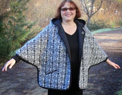 Communing With Fabric: Reversible New York Cape