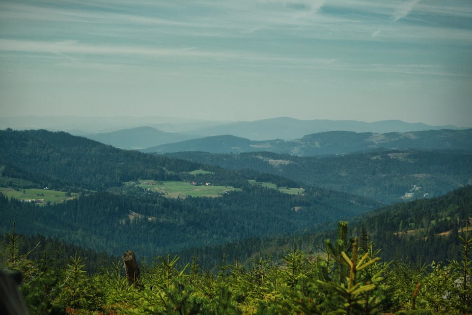 Widok z Zielonego Kopca Widok z Zielonego Kopca