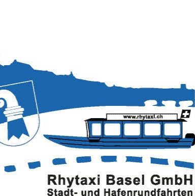 Rhytaxi Ihr Wassertaxi in Basel auf dem Rhein logo