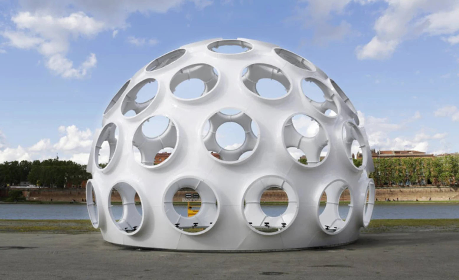 Fly Eye Dome by Buckminster Fuller