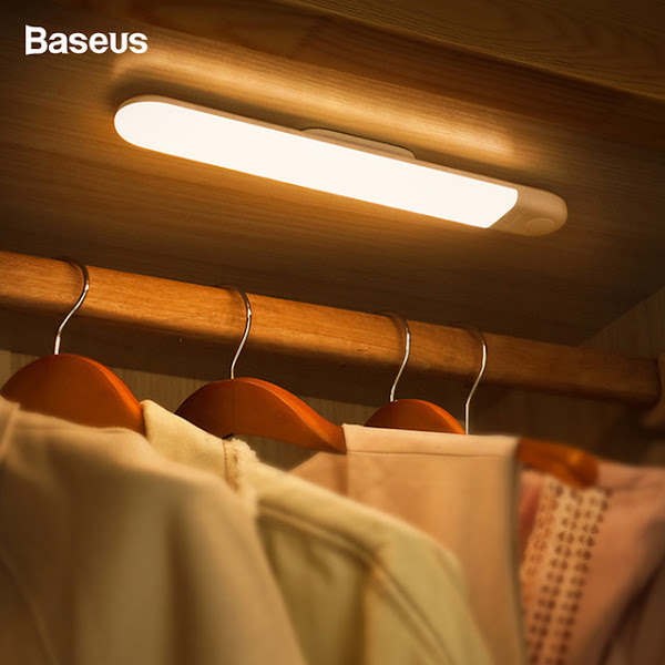 Đèn cảm ứng chuyển động thông minh Baseus Sunshine Series - WARDROBE Edition (800mAh, Human body Induction/ PIR Intelligent Motion Sensor LED Nightlight)