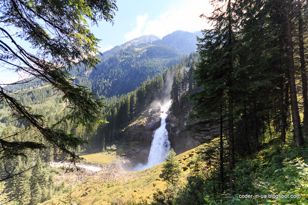 криммльские водопады. австрия