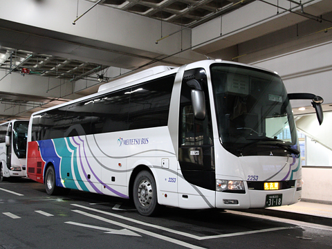 名鉄バス「名古屋新宿線」Sクラスシート車　2253