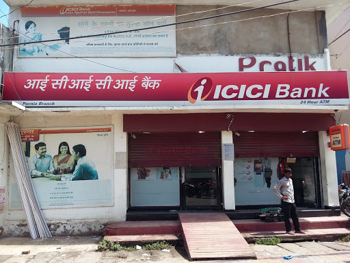 ICICI Bank, Gulab Bagh, Sarvoday Nagar, Purnea, Bari Hat Road, Purnea, Purnea, Bihar 854326, India, Private_Sector_Bank, state BR