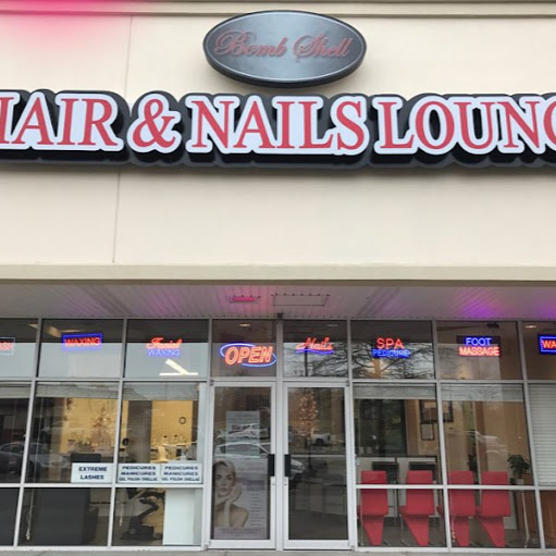 Bombshell Hair Nail Lounge Louisville logo