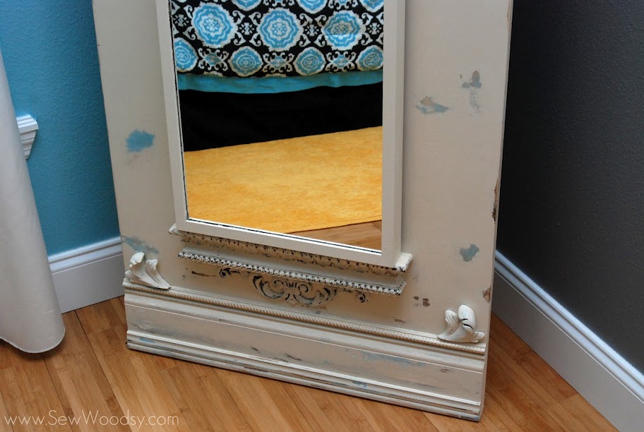 DIY Trumeau Floor Mirror 