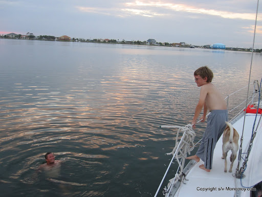 swimming