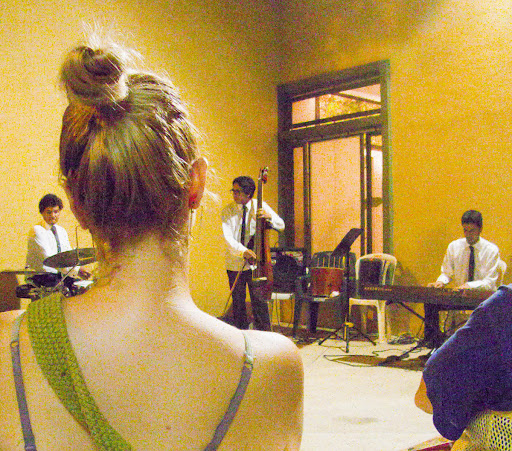 Trío DBF Jazz en el museo de arte afroamericano de Caracas