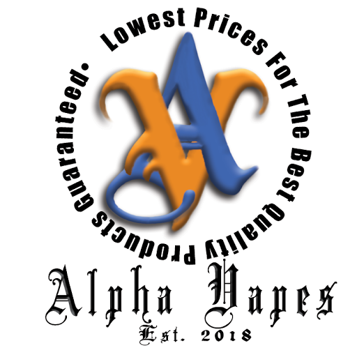 ALPHA VAPES & EXOTIC SNACKS logo