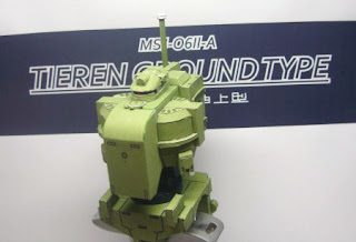 Tieren Ground Type Papercraft Gundam