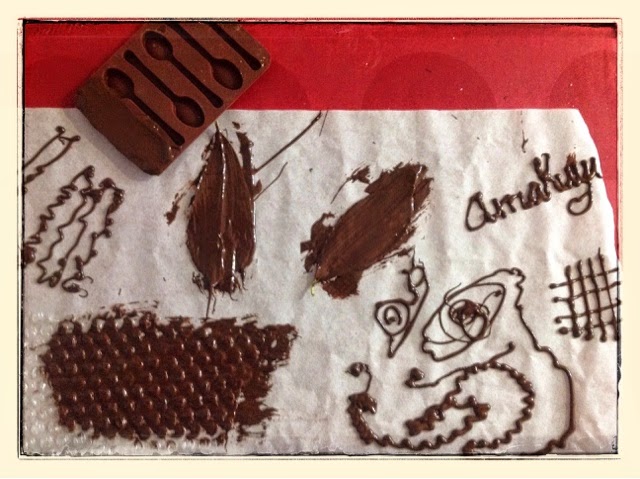 Caligrafía con Chocolate - Amakuyi, detalles hechos con tiempo y cariño....