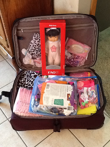 Lainey's suitcase & doll!!!