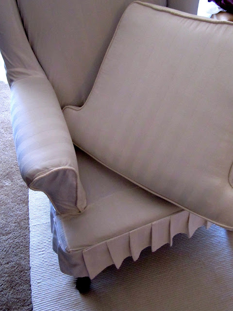 How to Make a Wing Chair Slipcover