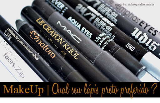 Teste do Lápis preto | Qual será o melhor ? | MakeUp Atelier por Cinthia  Ferreira