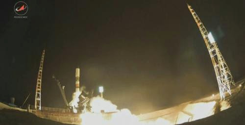 Progress Space Freighter Launches To Space Station