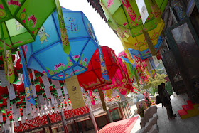 lanterns at Bongeunsa Temple in Seoul