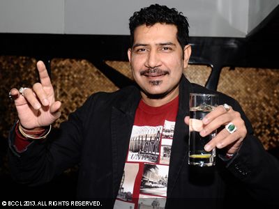 Shankar Sawhney in party mood during Shibani Kashyap's 'Youngster Party', held at Club Czar, Saket, New Delhi on Feburary 04, 2013.