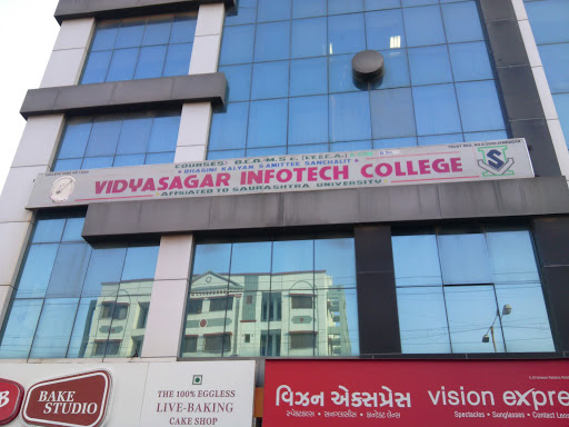 Vidya Sagar infotech College, Silver Plaza, P.N. Marg, Bedi Road, 7-Patel Colony Main Road, Jamnagar, Gujarat 361008, India, College, state GJ