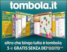 Gratis un buono da 5€ per giocare su Tombola.it - OmaggioMania