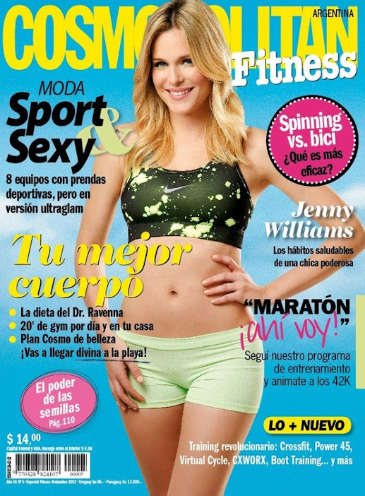 Cosmopolitan Fitness Argentina - Diciembre 2012 - Jenny Williams