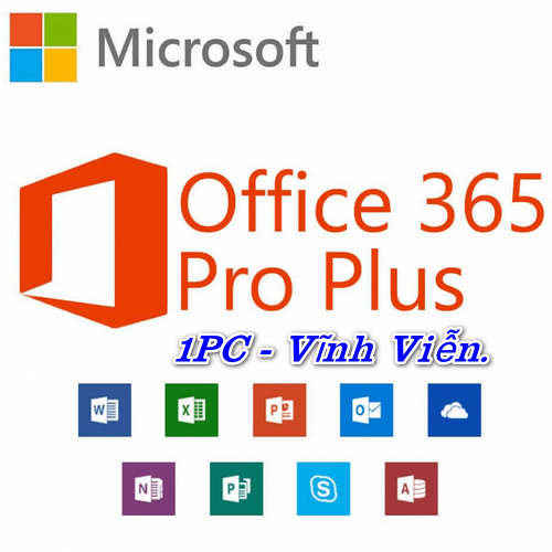 Mua bán key bản quyền Office 365 Pro Plus 1PC trọn đời Full 32 Bit và
