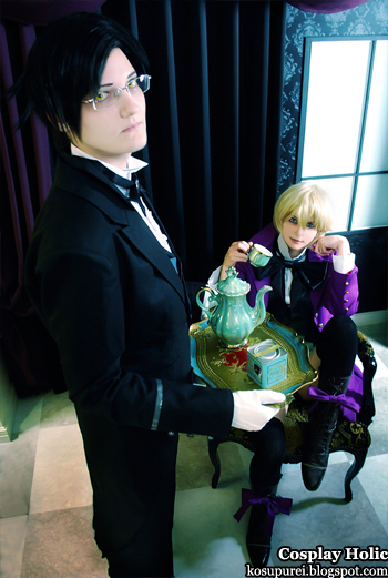 kuroshitsuji ii cosplay - calude fautus and alois trancy by neko16 and juunana