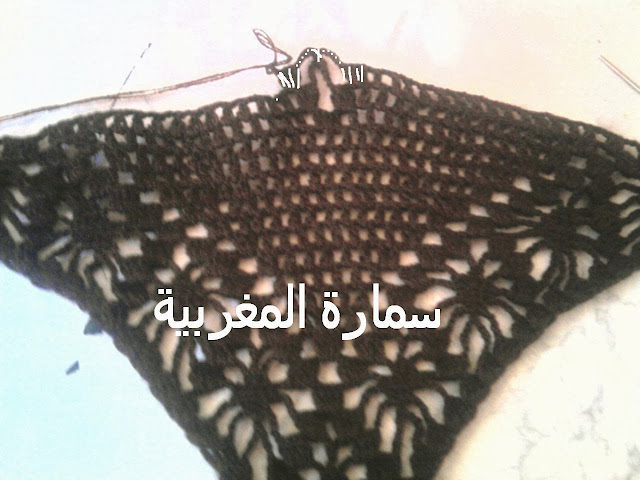 ورشة شال بغرزة العنكبوت لعيون الغالية سلمى سعيد Photo6943