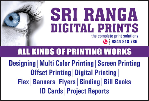 Sri Ranga Digital Printers, # Floor, 42nd Near S.I, 940, 3rd Cross Rd, E block, 2nd Stage, Rajaji Nagar, Bengaluru, Karnataka 560010, India, Digital_Printer, state KA