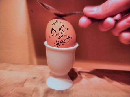 Tạo hình vui nhộn cho những quả trứng