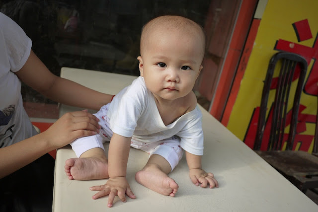 baby in Beishan Village, Zhuhai, China