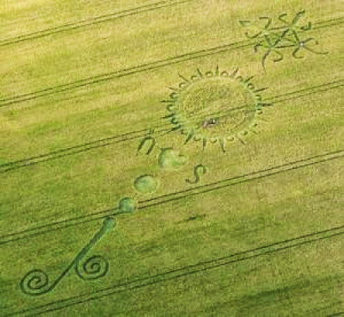 New Crop Circles In Wiltshire 270609
