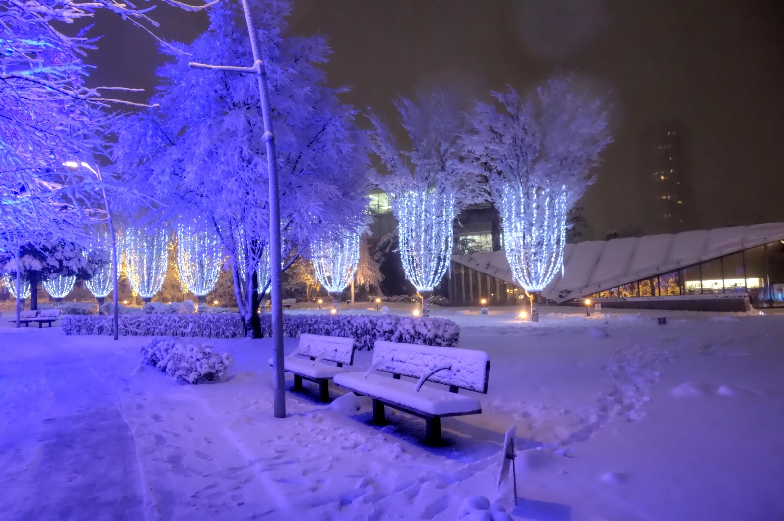 雪の東京ミッドタウン Hdrts Hdr Tiltshift 雪の東京ミッドタウン Hdrts Hdr Tiltshift