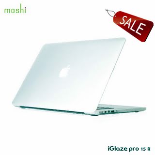 Moshi iGlaze Hard Case for MacBook Pro (Macbook Pro 15 Retina, Translucent)