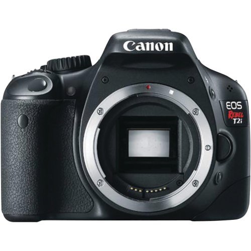 Canon EOS Rebel T2i 18 MP CMOS APS-C Sensor DIGIC 4 Image Processor Full-HD Movie Mode Digital SLR Camera with a 3.0-Inch LCD and Dedicated Movie Button (Body Only)