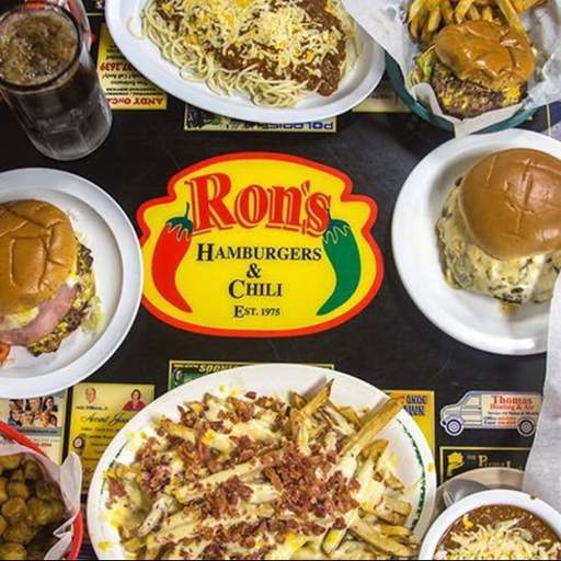 Ron's Hamburgers & Chili logo
