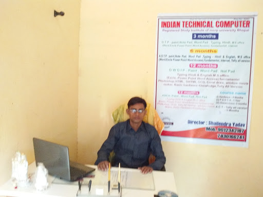 Indian Technical Computer, Mela Wala Bagh Rd, Mela Bagh, Shikohabad, Uttar Pradesh 283135, India, Trade_School, state UP