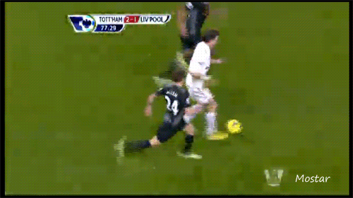 BALE DIVE2 Did Gareth Bale deserve a booking for diving against Liverpool?