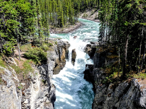 Sunwapta Falls Icefields Parkway Alberta Canada