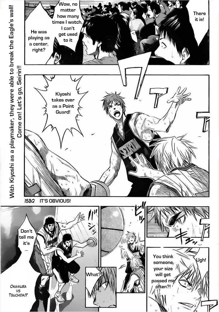 Kuroko no Basket Manga Chapter 153 - Image 01