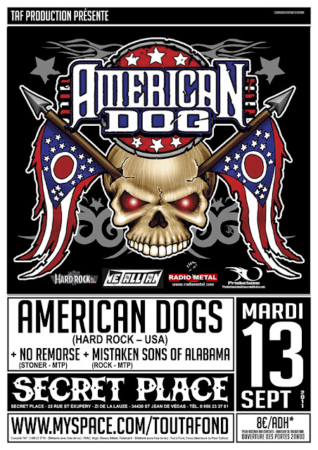 [09-13] AMERICAN DOGS + NO REMORSE + MISTAKEN SONS @ Secret  AmericanDogsWEB