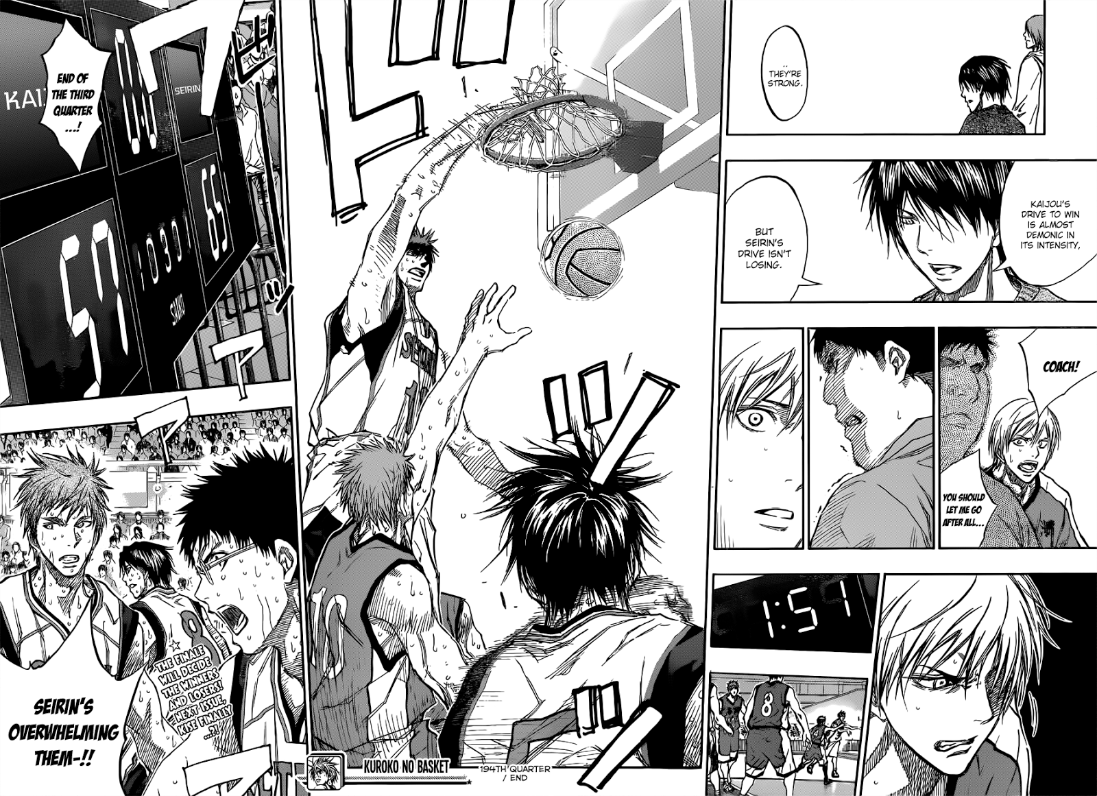 Kuroko no Basket Manga Chapter 194 - Image 18-19
