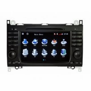 Pioeneer Intelligent In Dash Navigation For (about 2004) Mercedes Benz A Class W168 W169 6-8 Inch Touchscreen Double-DIN Car DVD Player & In Dash Navigation System,Navigator,Build-In Bluetooth,Radio with RDS,Analog TV, AUX&USB, iPhone/iPod Controls,steering wheel control, rear v