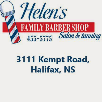 Helen's Family Barber Shop & Tanning logo
