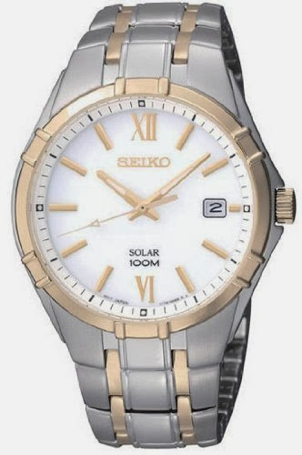 Seiko Solar Men's Quartz Watch SNE216