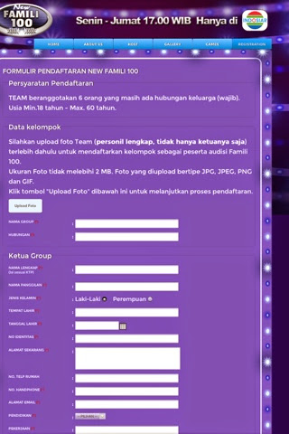 Cara Daftar Kuis Family 100