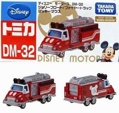 Mô hình Tomica Disney Motors DM-32 Xe cứu hỏa Mickey Mouse thật sinh động và đẹp mắt