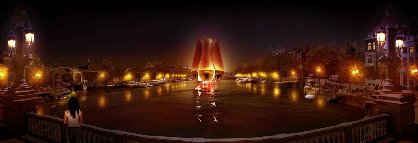 The Tulip Pedestrian Bridge by Mlbs Architects