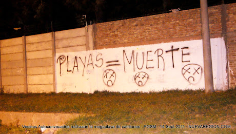Rechazo a la megaplaya de camiones en Puerto San Martín