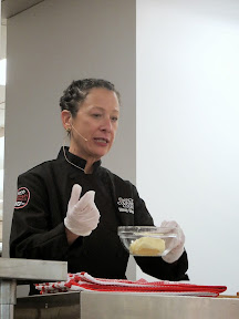 Culinary Council Recap: Nancy Silverton, Culinary Council member at the Macy's at Washington Square Dec 14, 2013, starts off with a recipe of Breadsticks with Truffle Butter and Prosciutto, and emphasizes when you are using just a few simple ingredients, buy the best of each of the ingredients you can