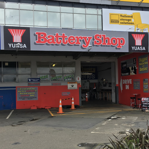 The Battery Shop logo